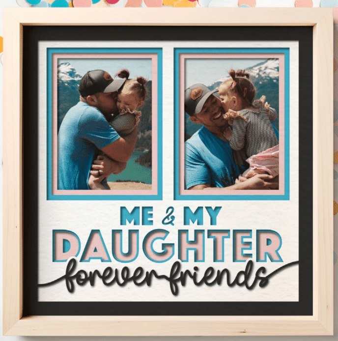 Me & My Daughter Forever Friends Photo Frame - The Caring Creative