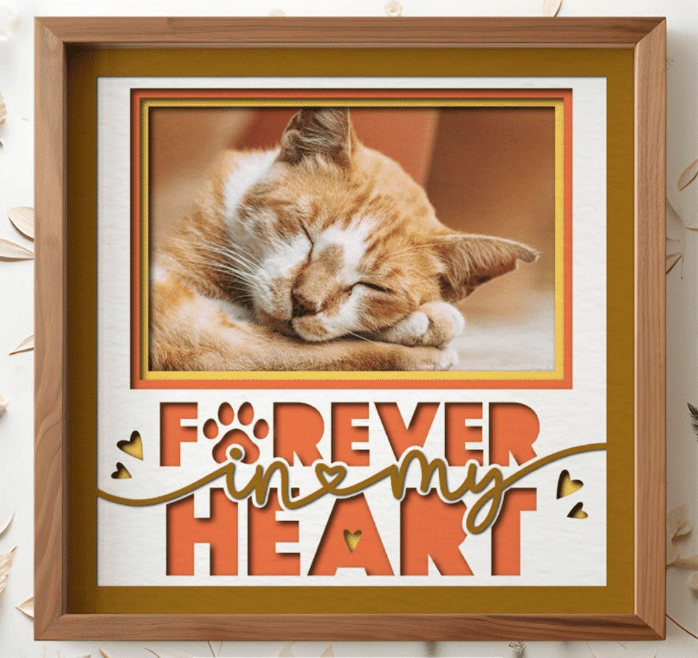 Memorial - Forever In My Heart Photo Frame - The Caring Creative