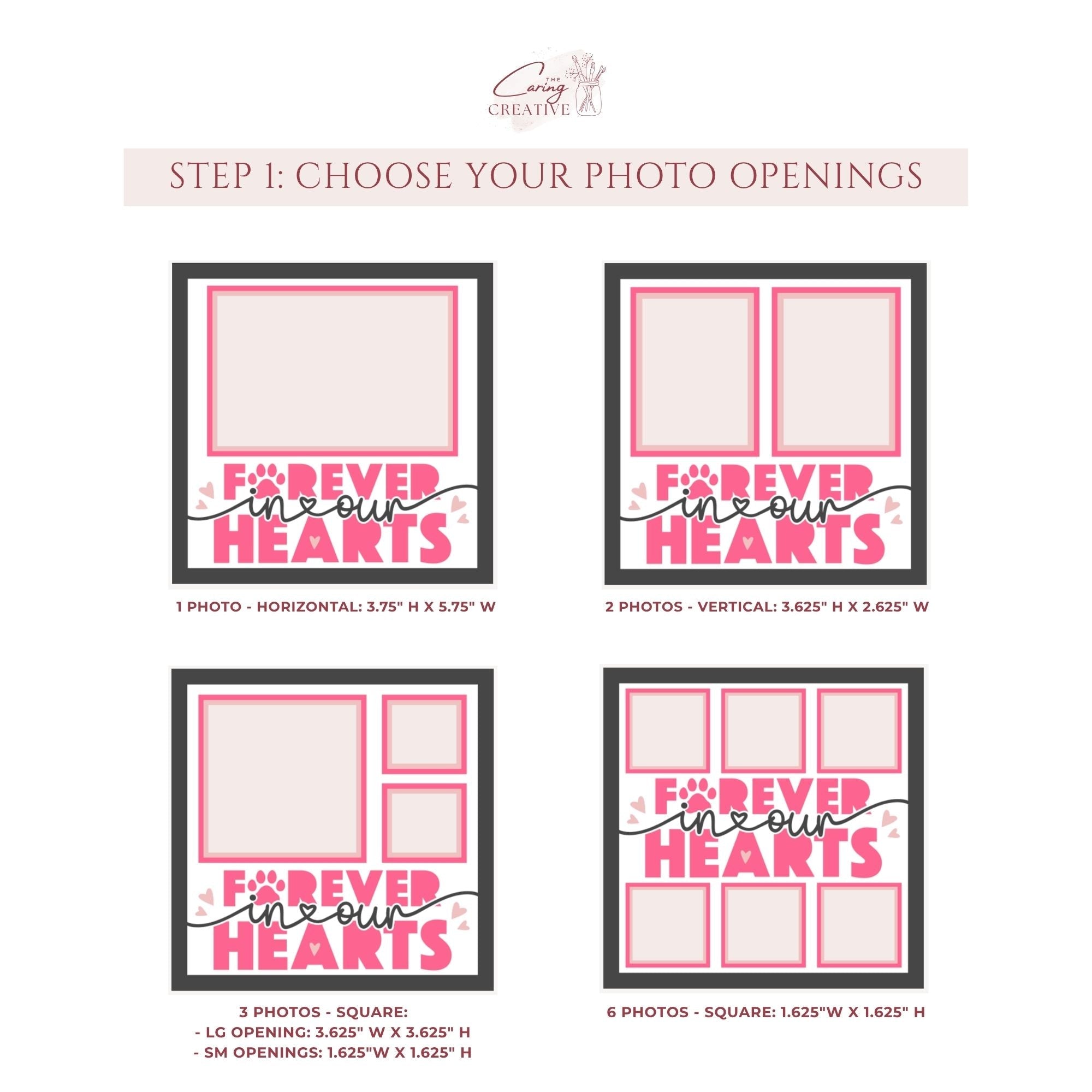 Memorial - Forever Our Heart Photo Frame - The Caring Creative