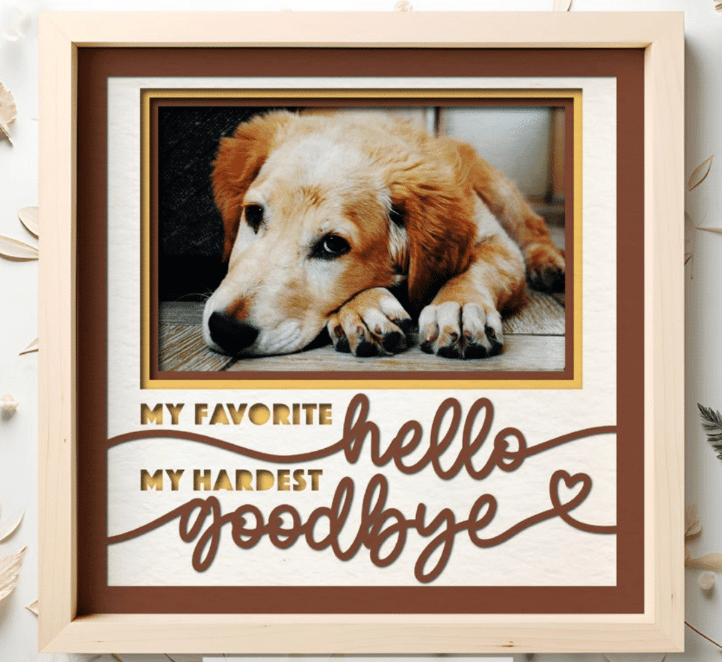 Memorial - My Hardest Goodbye Photo Frame - The Caring Creative