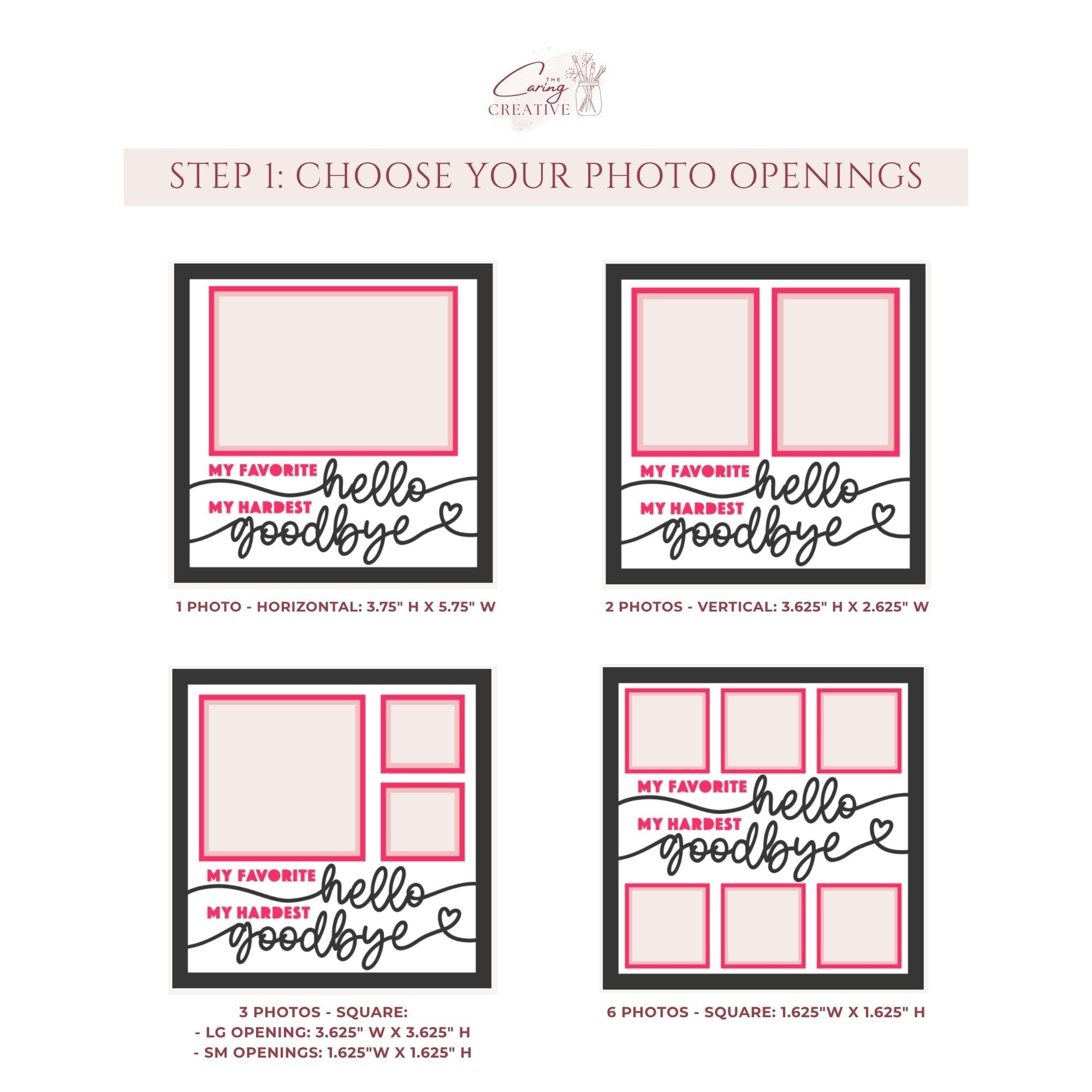 Memorial - My Hardest Goodbye Photo Frame - The Caring Creative