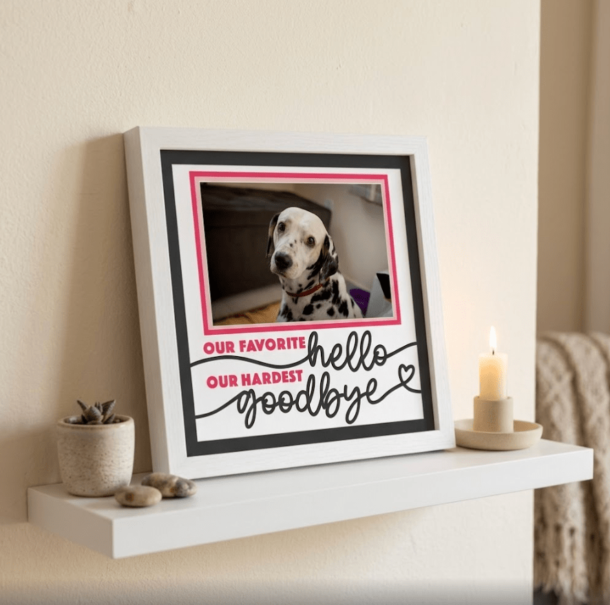 Memorial - Our Hardest Goodbye Photo Frame - The Caring Creative