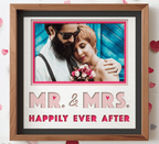 Mr. and Mrs. Photo Frame - The Caring Creative