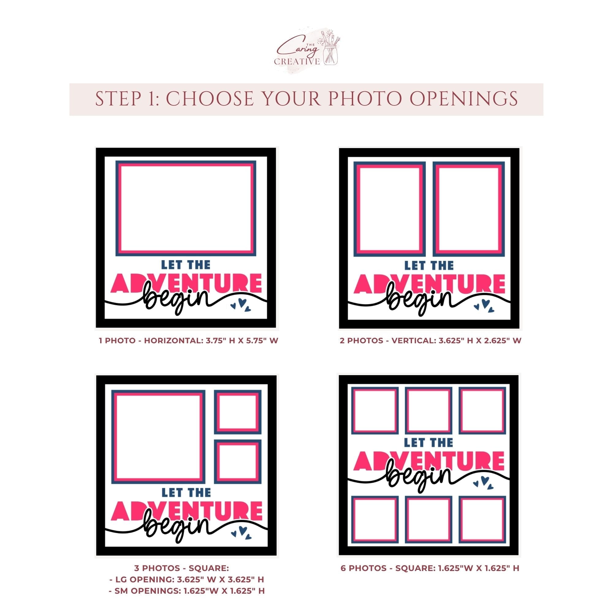Mr. and Mrs. Photo Frame - The Caring Creative