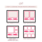 Mrs. and Mrs. Happily Ever After Photo Frame - The Caring Creative