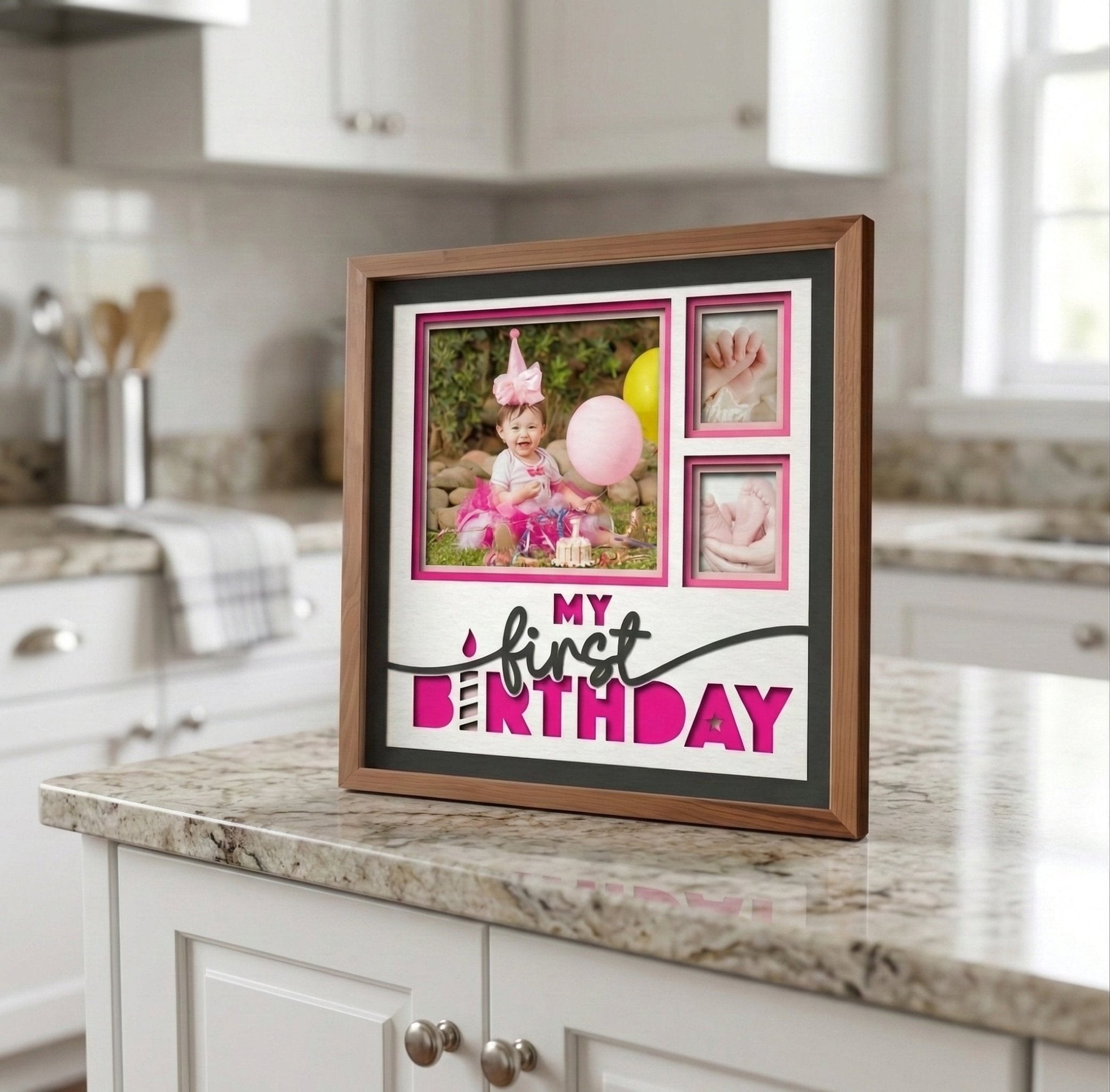 My First Birthday Photo Frame - The Caring Creative