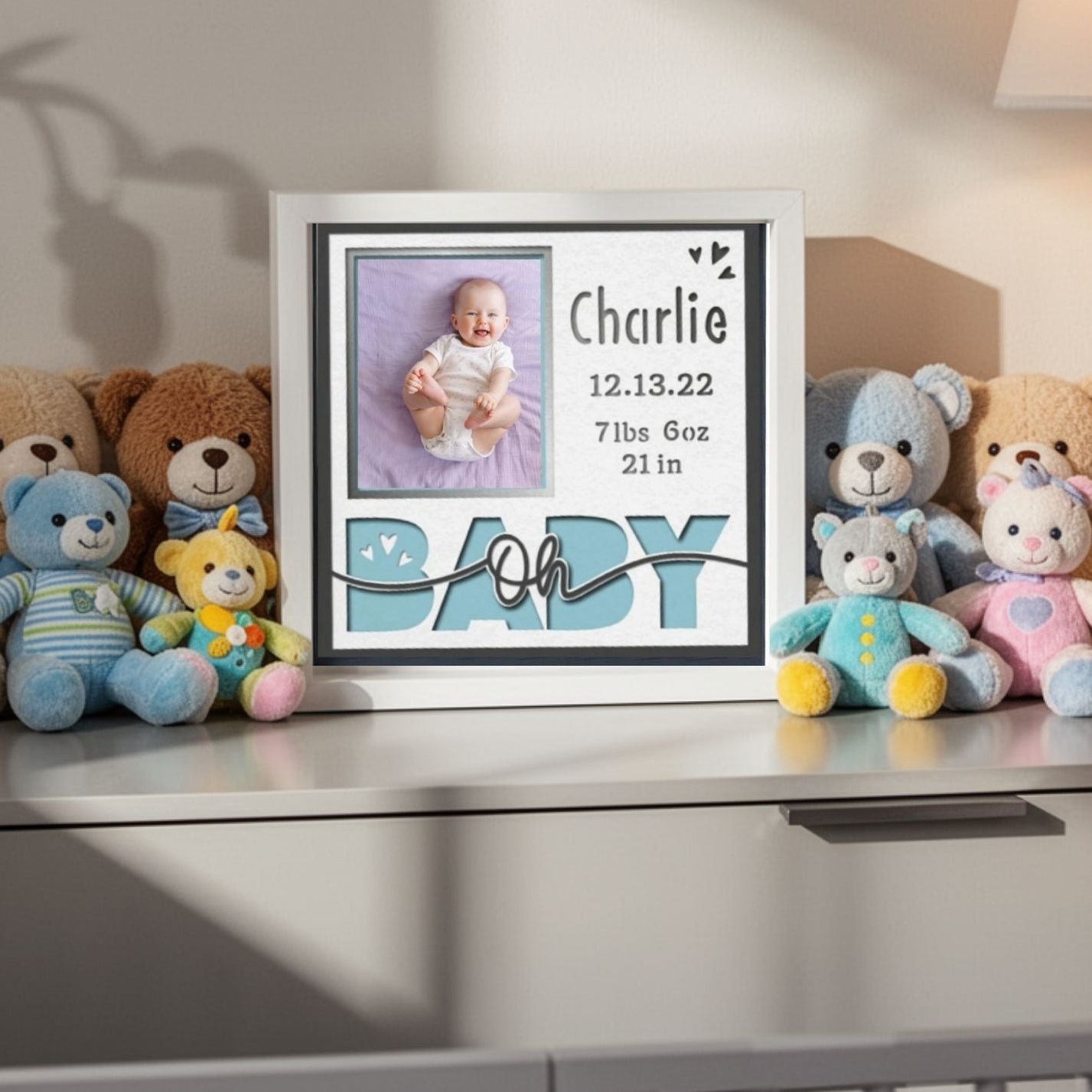 Oh Baby Personalized Photo Frame - The Caring Creative