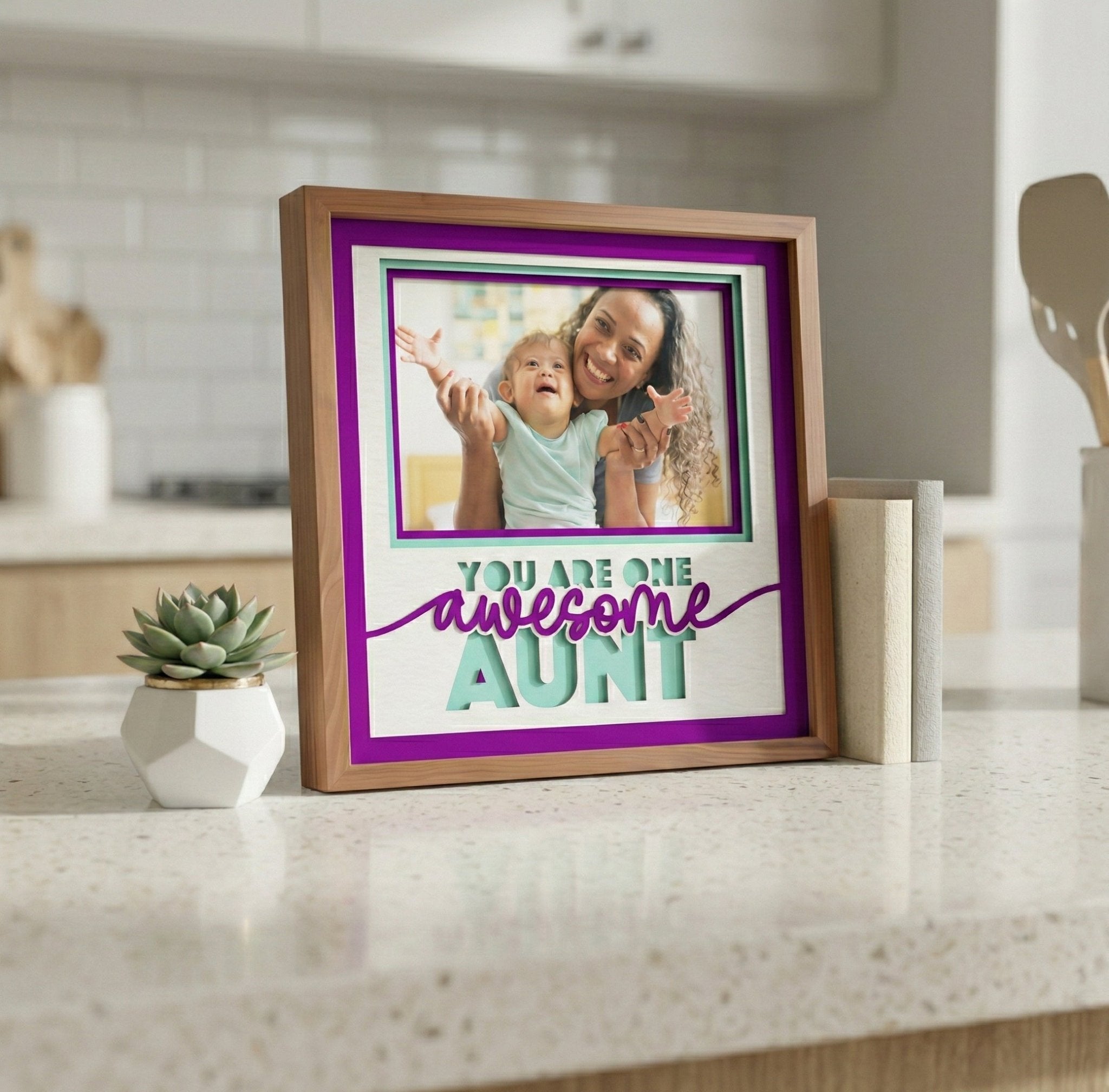One Awesome Aunt Photo Frame - The Caring Creative