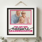 One Awesome Granddaughter Photo Frame - The Caring Creative