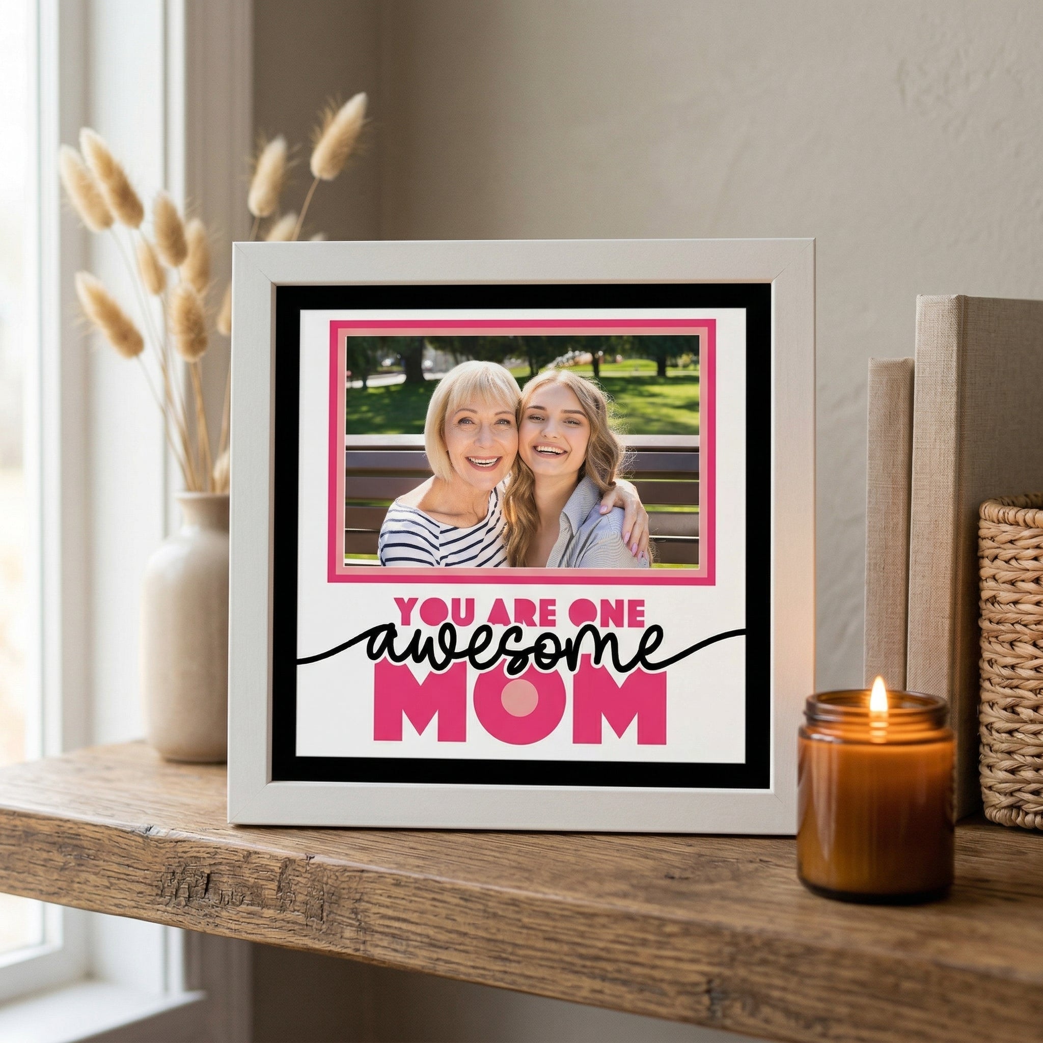 One Awesome Mom Photo Frame - The Caring Creative