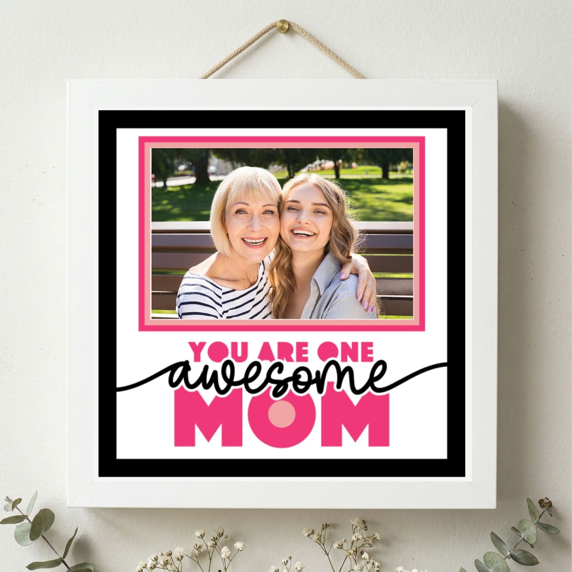 One Awesome Mom Photo Frame - The Caring Creative