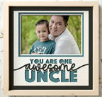 One Awesome Uncle Photo Frame Kit