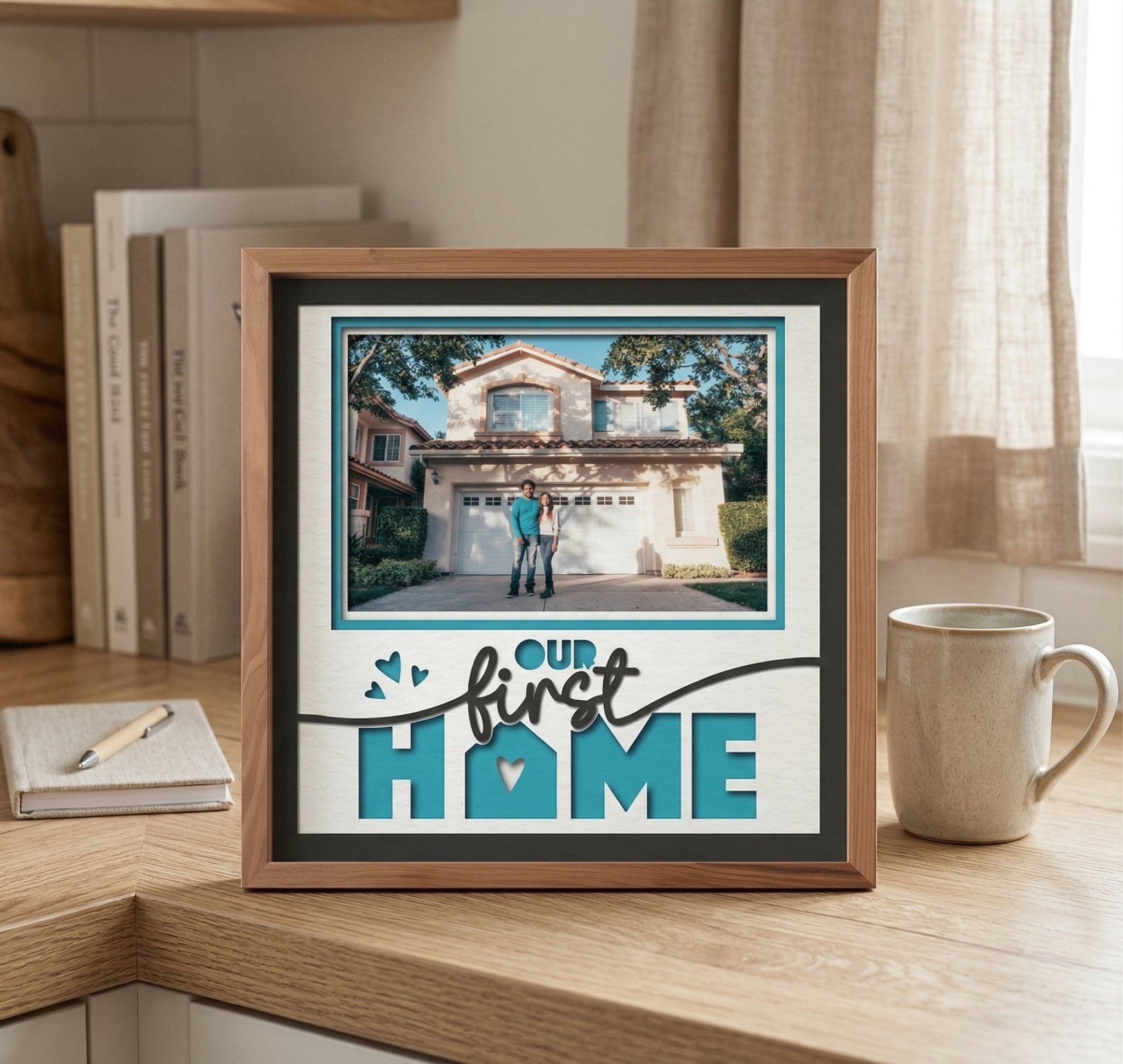 Our First Home Photo Frame - The Caring Creative