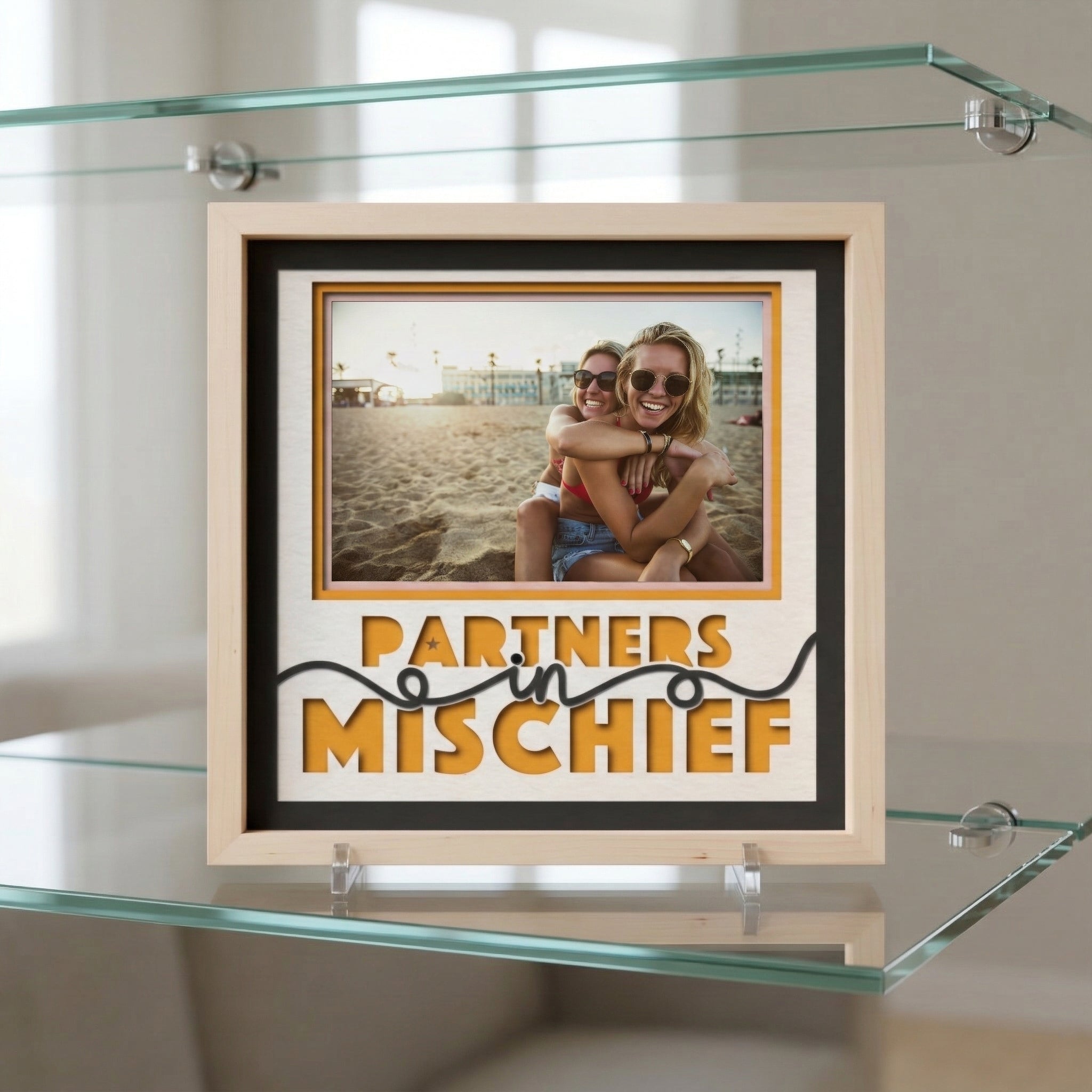Partners In Mischief Photo Frame - The Caring Creative