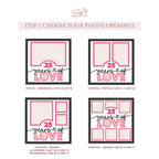 Personalized Anniversary Years of Love Photo Frame - The Caring Creative
