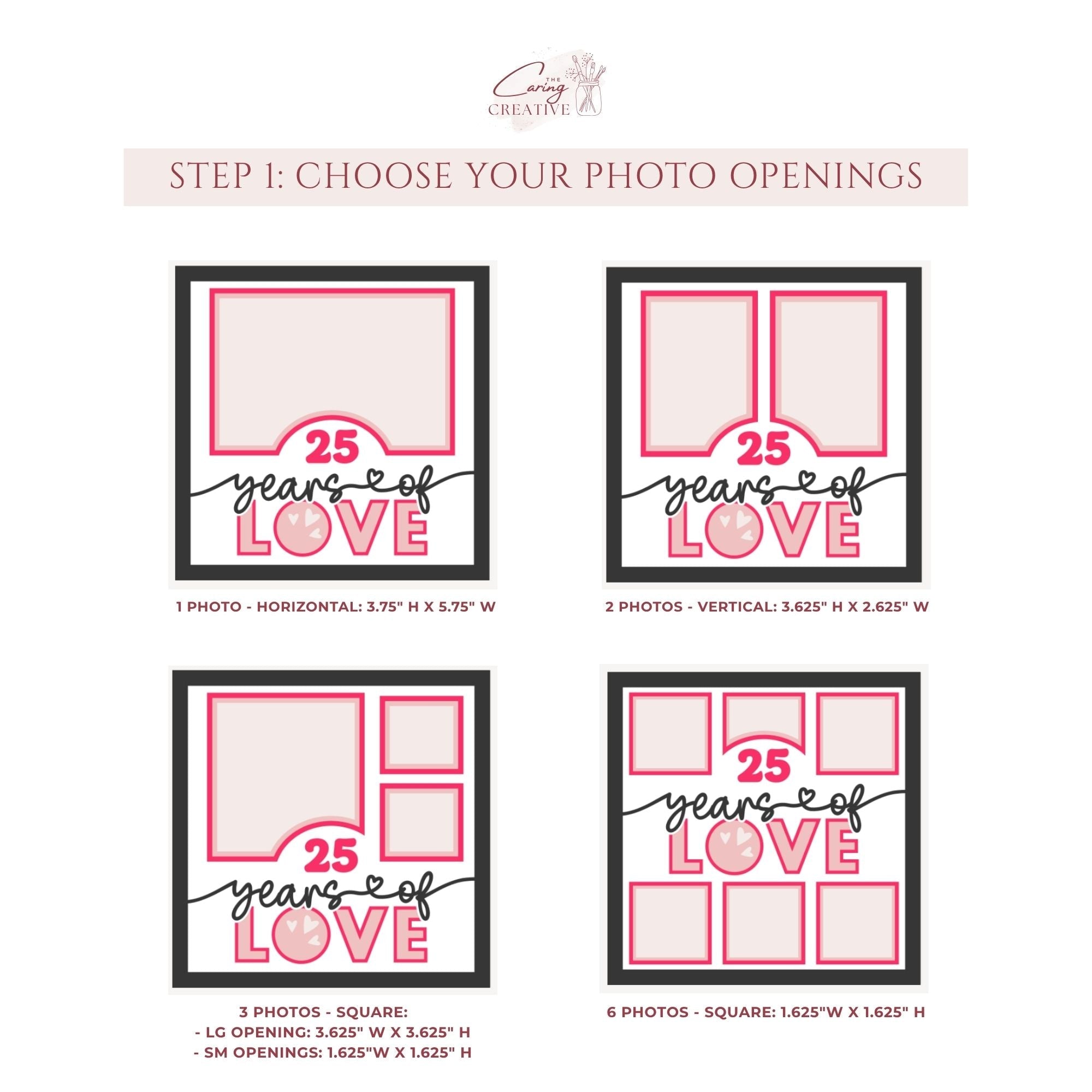 Personalized Anniversary Years of Love Photo Frame - The Caring Creative