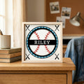 Personalized Baseball Sign Photo Frame - The Caring Creative