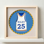 Personalized Basketball Jersey Photo Frame - The Caring Creative