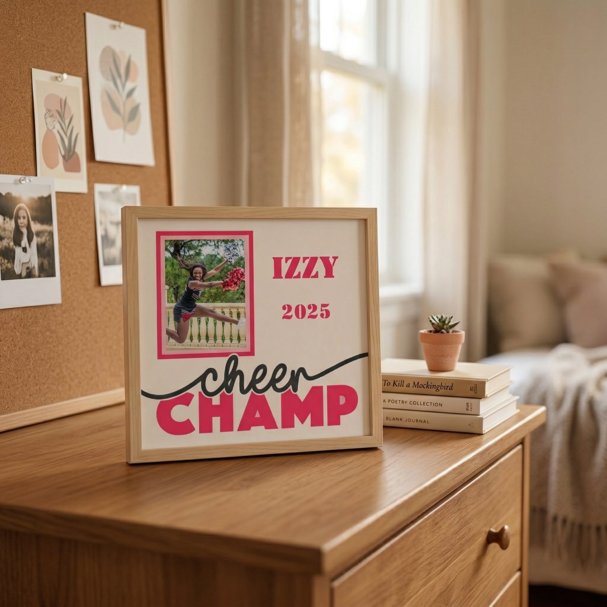 Personalized Cheer Champ Photo Frame - The Caring Creative