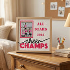 Personalized Cheer Champs Photo Frame - The Caring Creative