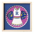 Personalized Cheer Uniform Photo Frame - The Caring Creative