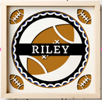 Personalized Football Sign Photo Frame - The Caring Creative