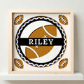 Personalized Football Sign Photo Frame - The Caring Creative
