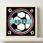Personalized Soccer Sign Photo Frame - The Caring Creative