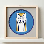 Personalized Volleyball Jersey Photo Frame - The Caring Creative