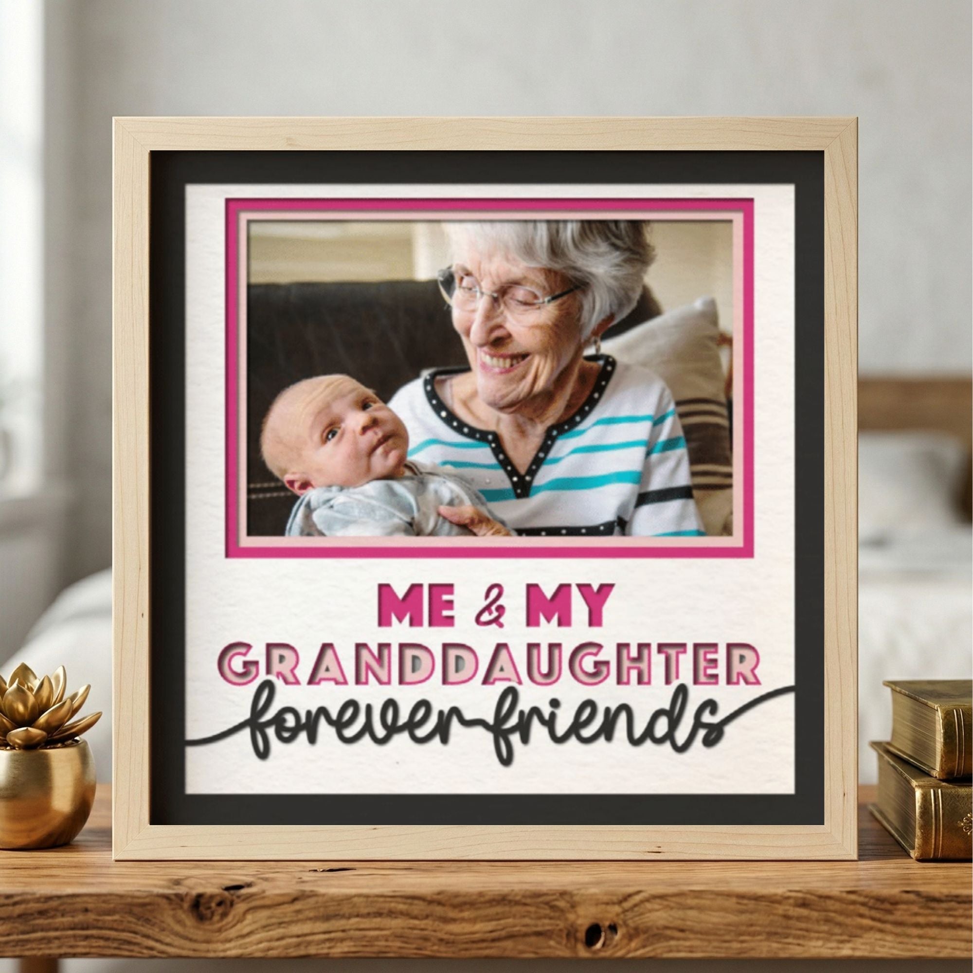 Me & My Granddaughter Forever Friends Photo Frame Kit