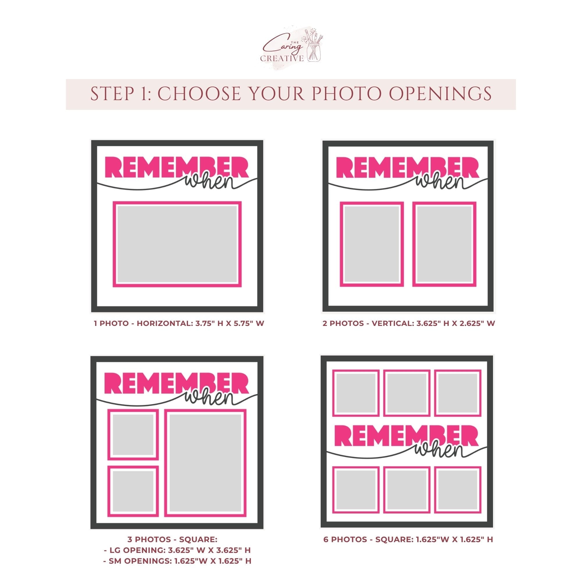 Remember When Photo Frame - The Caring Creative