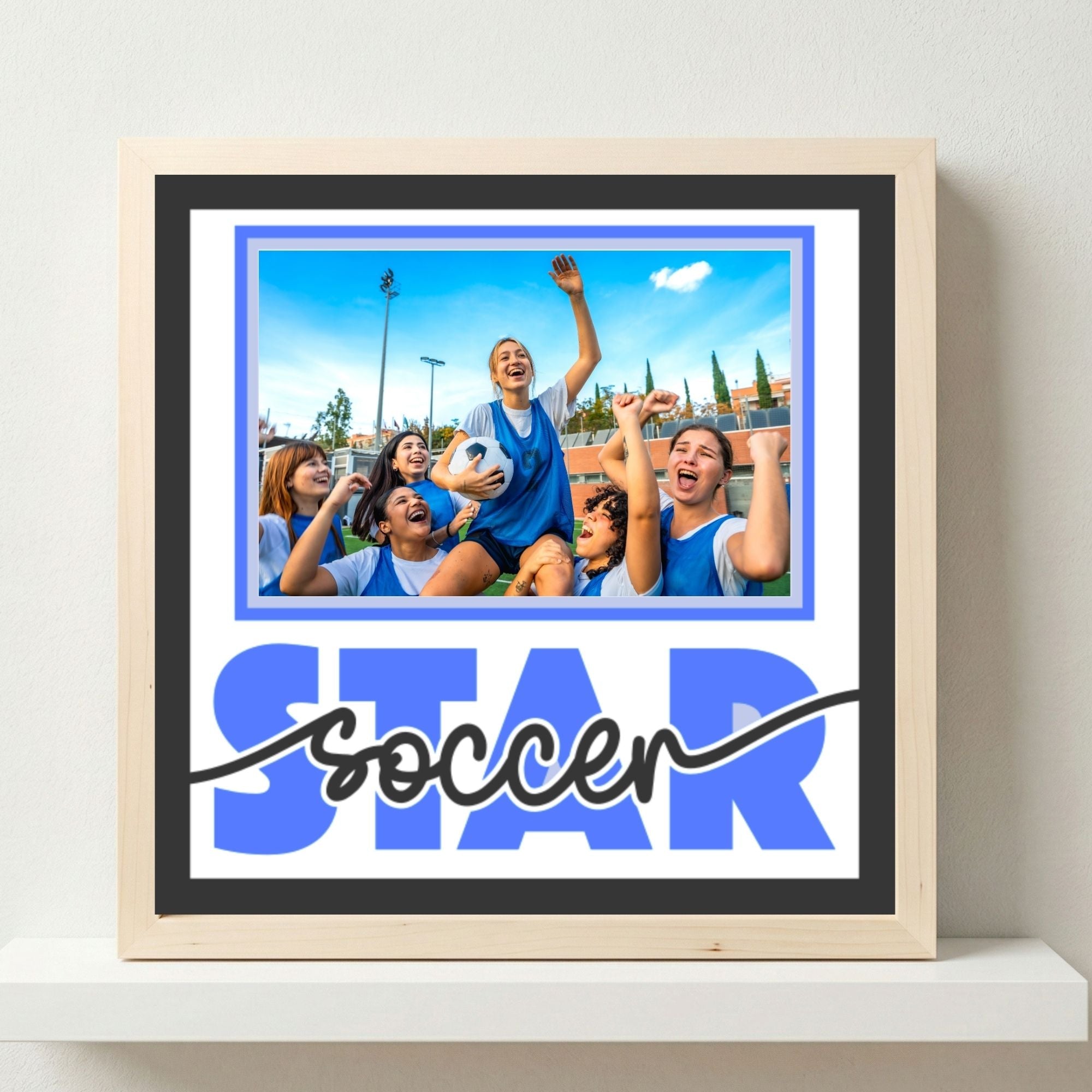 Soccer Star Photo Frame - The Caring Creative