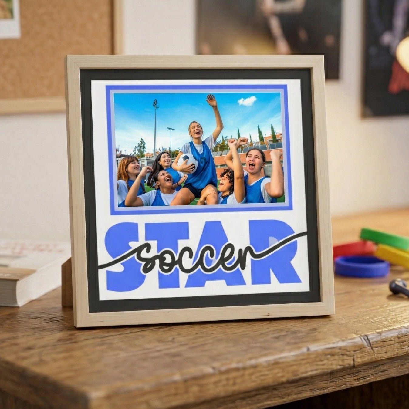 Soccer Star Photo Frame - The Caring Creative