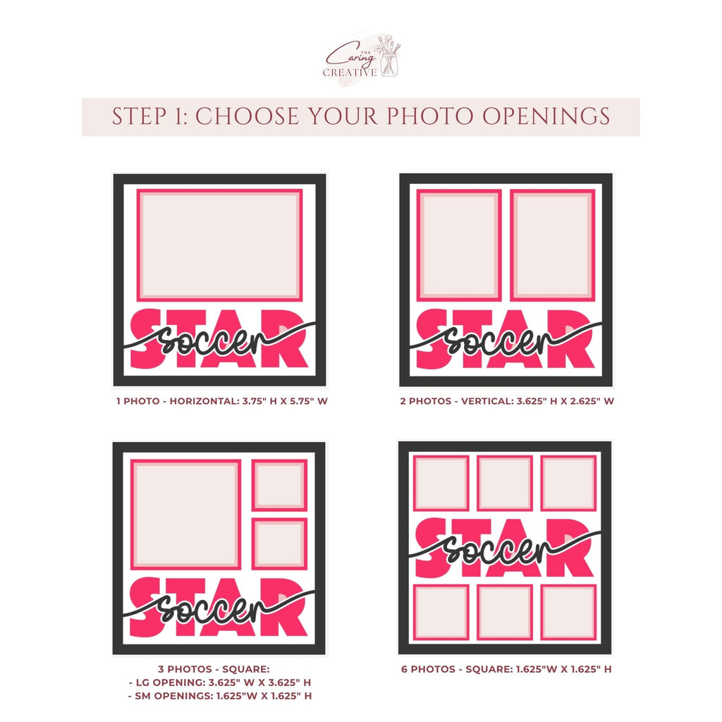 Soccer Star Photo Frame - The Caring Creative