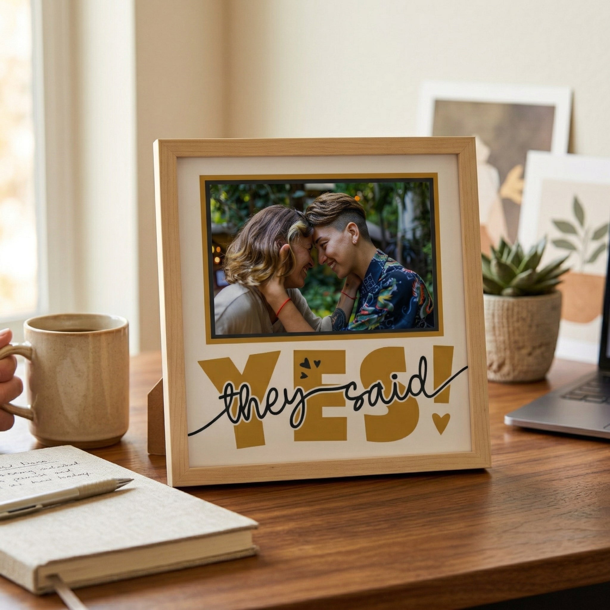They Said Yes Photo Frame - The Caring Creative