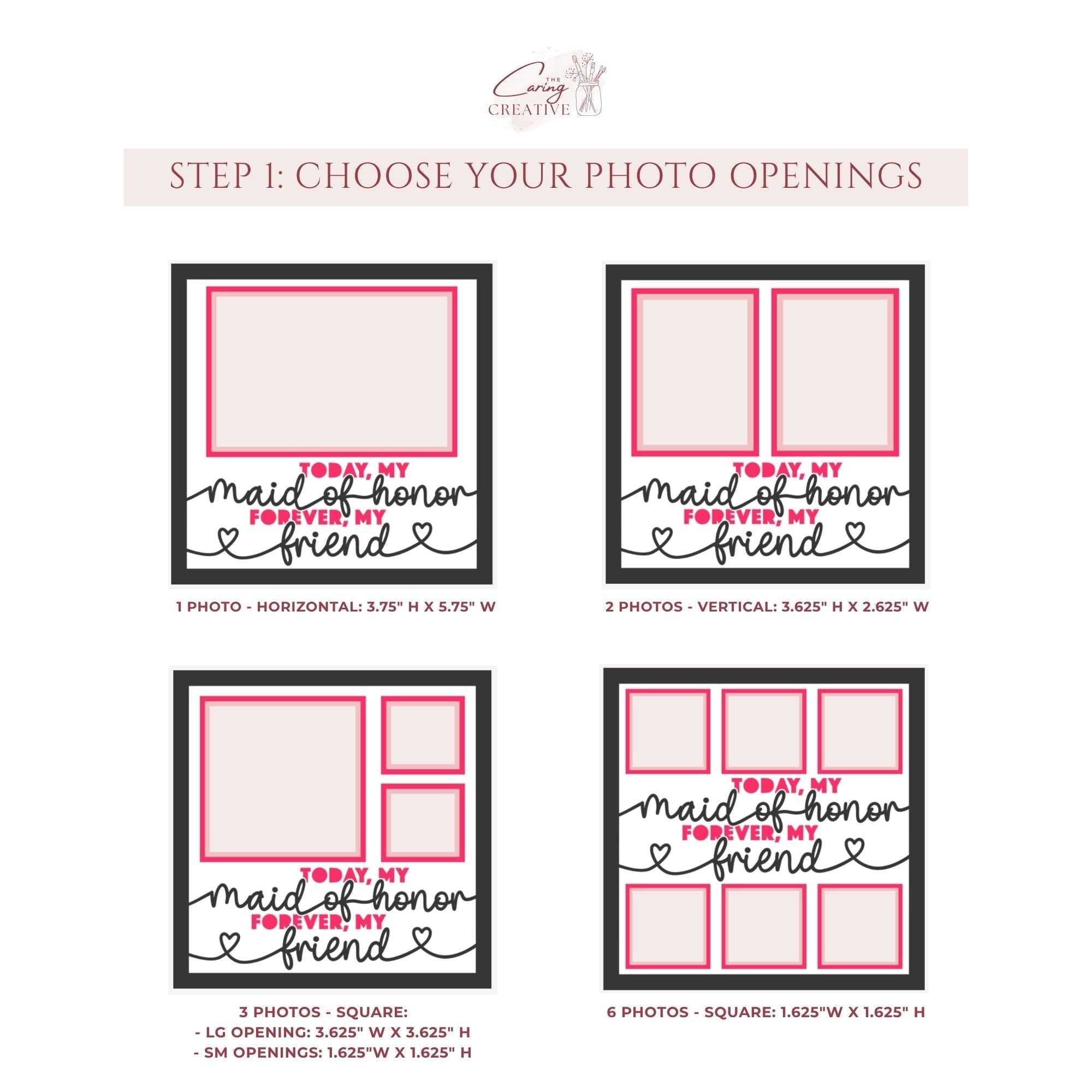 Today My Matron of Honor Forever My Friend Photo Frame - The Caring Creative