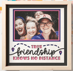 True Friendship Knows No Distance Photo Frame - The Caring Creative