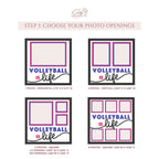 Volleyball Is Life Photo Frame - The Caring Creative