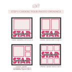 Volleyball Star Photo Frame - The Caring Creative