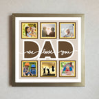 We Love You Dad Photo Frame - The Caring Creative