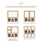 We Love You Dad Photo Frame - The Caring Creative
