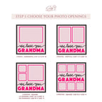 We Love You Grandma Photo Frame - The Caring Creative