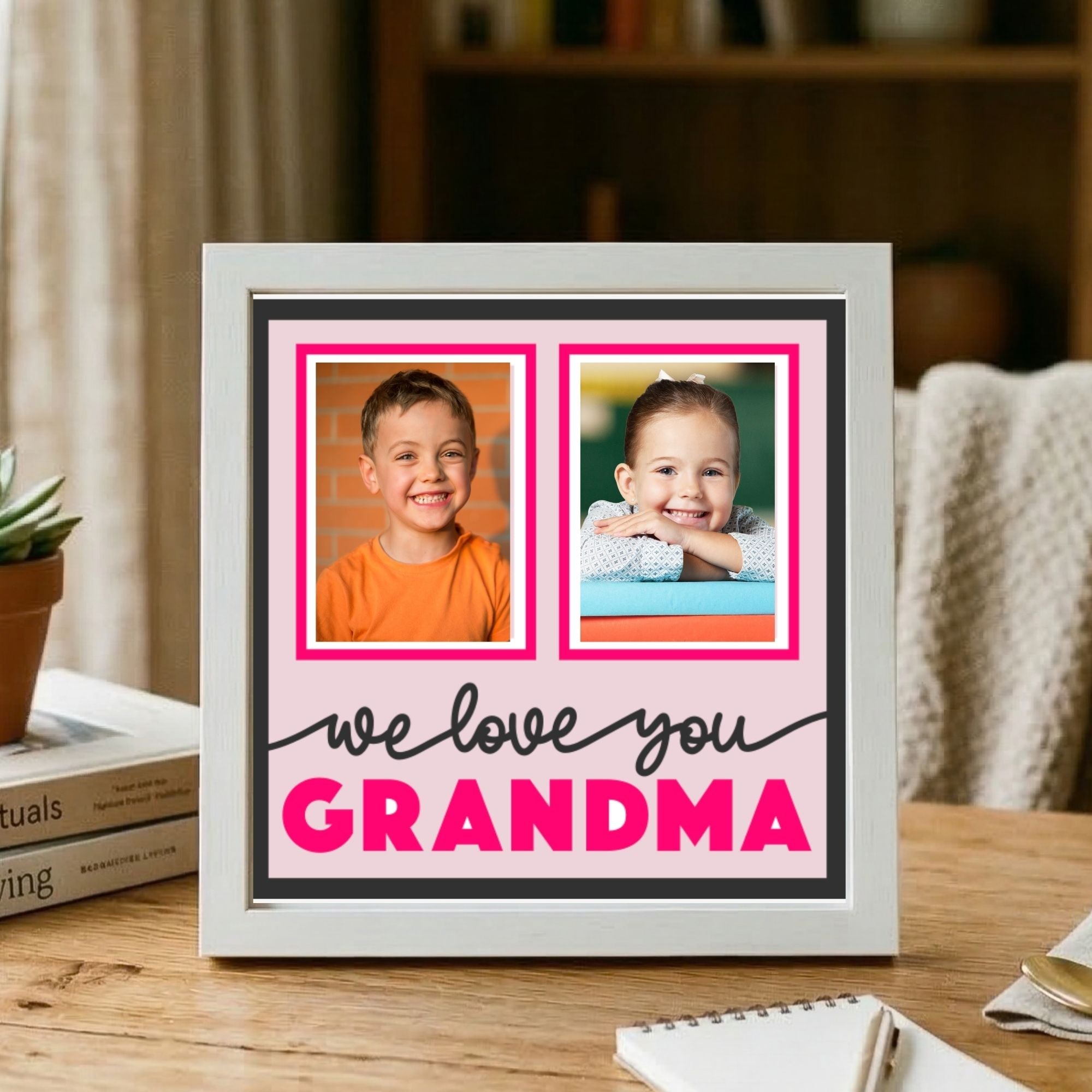 We Love You Grandma Photo Frame - The Caring Creative