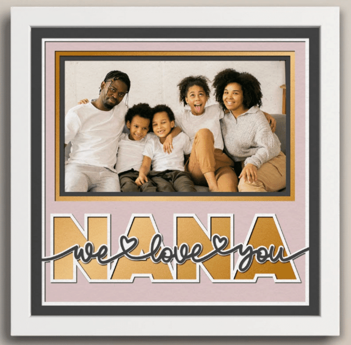 We Love You Nana Photo Frame - The Caring Creative