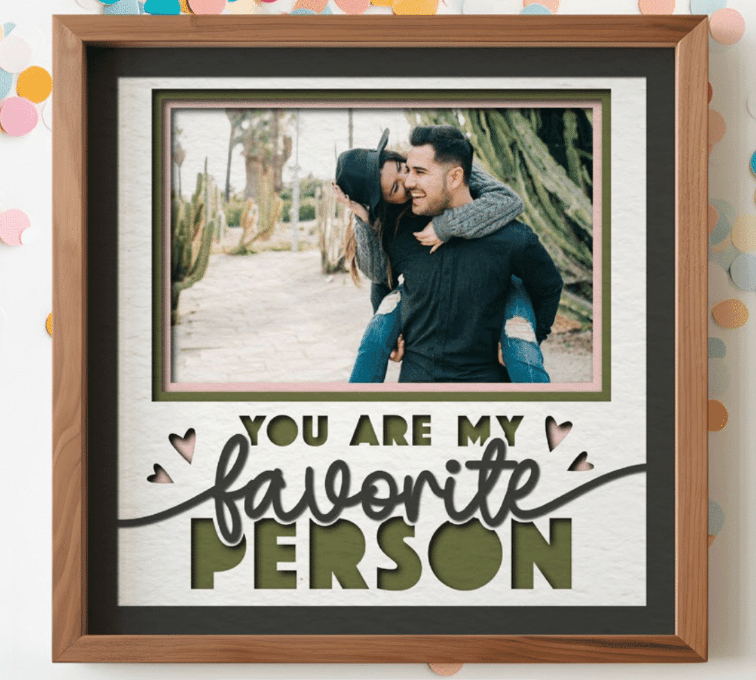 You Are My Favorite Person Photo Frame - The Caring Creative