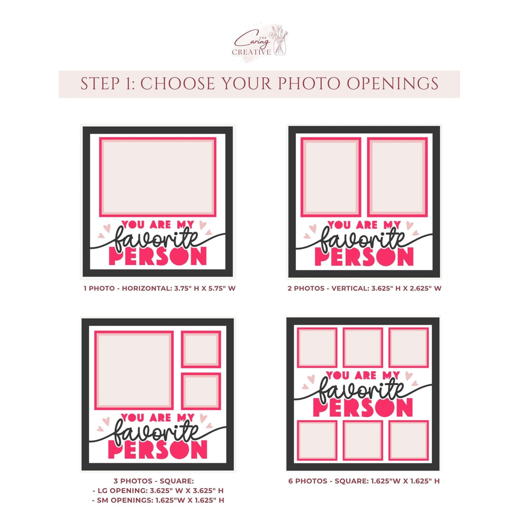 You Are My Favorite Person Photo Frame - The Caring Creative