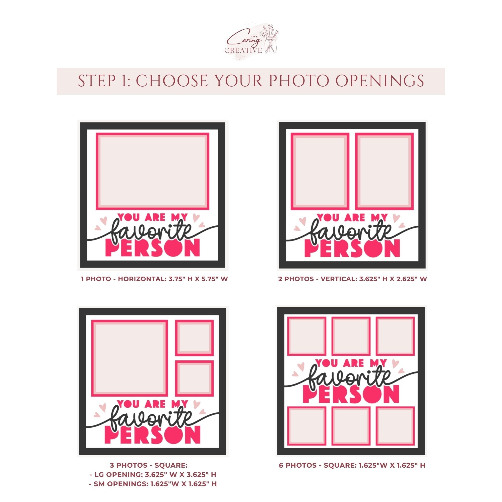 You Are My Favorite Person Photo Frame - The Caring Creative