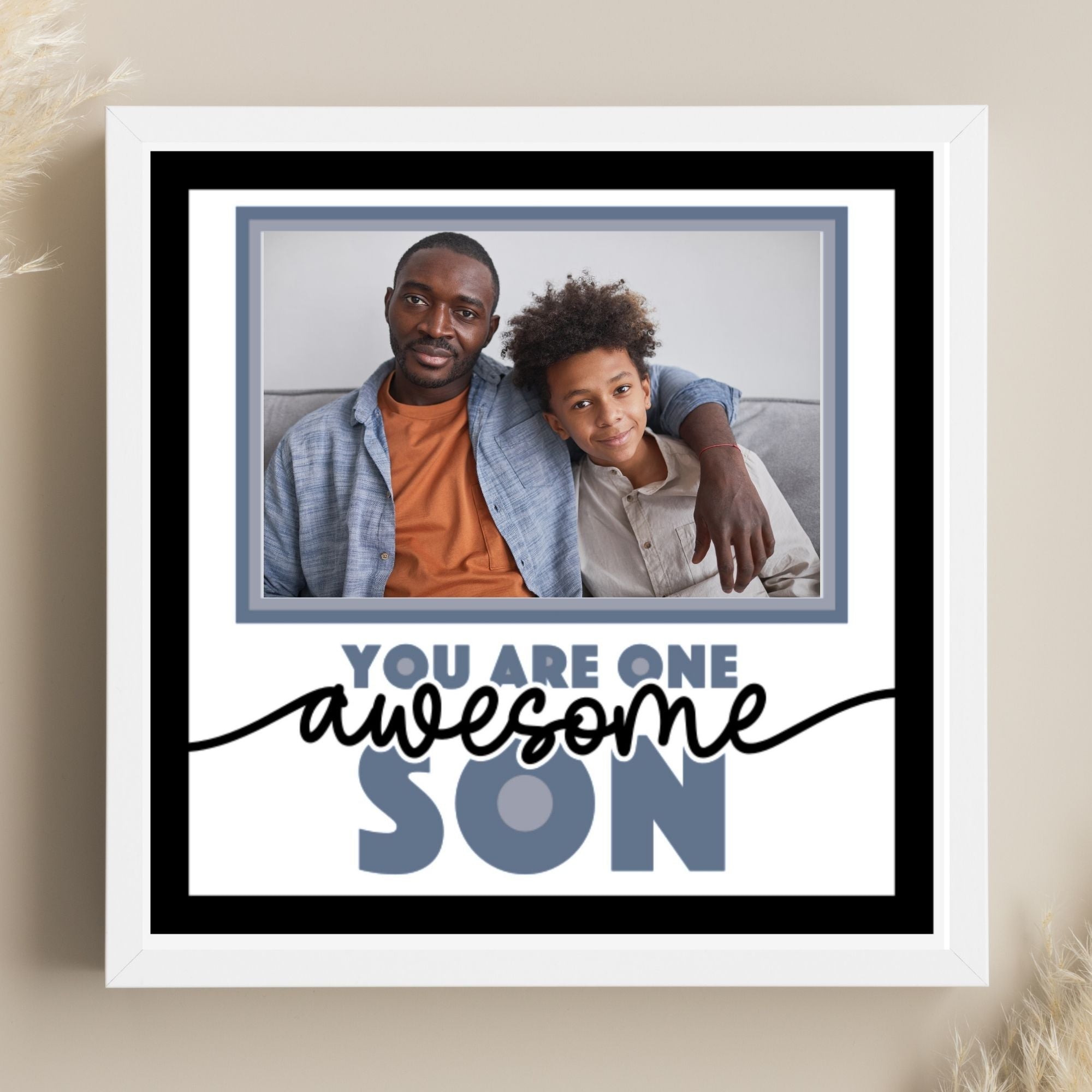 You Are One Awesome Son Photo Frame - The Caring Creative